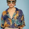camisa viscosa estampado tropical meisie palmeras M101B01 AQU 2 e1711463855562