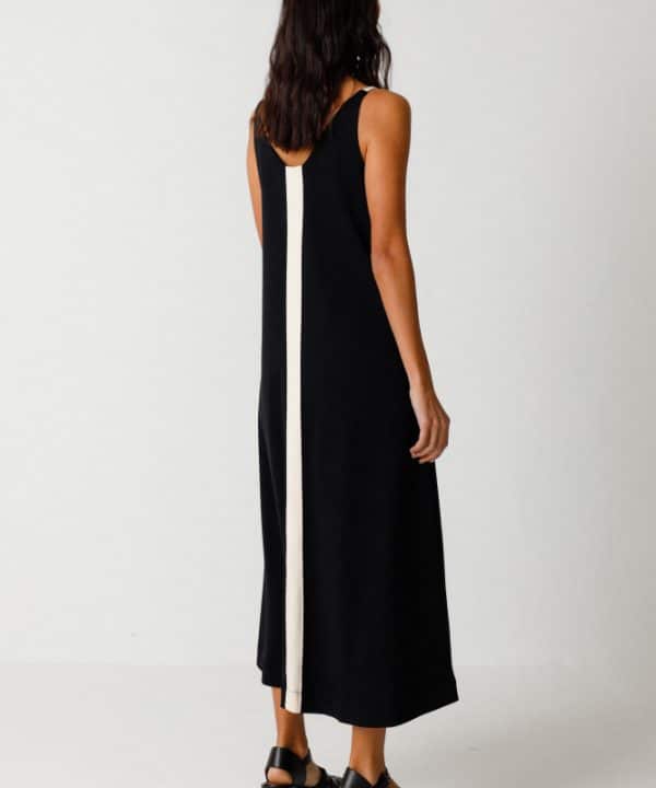 Alternative view of Vestido midi tirantes SKFK Zaine algodón orgánico