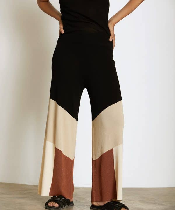 Pantalon Skatie punto Intarsia color block S03P08 KOHL 2 e1712832470211