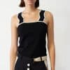 Top punto negro Skatie tirantes ondas bicolor S01K13 KOHL 1 e1712827930648