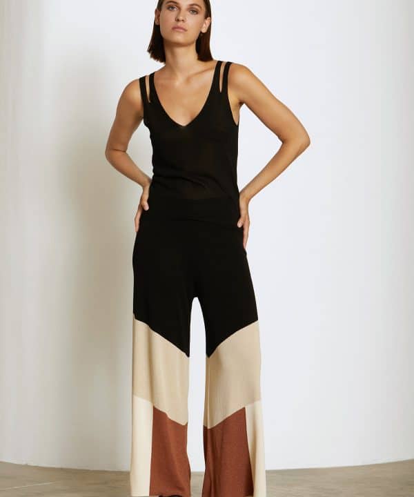 Top skatie punto brilli tirantes cut out negro S03K23 KOHL 5 e1712830062172
