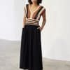 Vestido Skatie bimateria punto crochet y viscosa S53K11 KOHL 1 e1712839905835