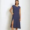 Vestido Skatie fluido tencel detalle tirantes azul S05V99 PRUSSIAN 2 e1712838497326