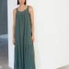 Vestido Skatie largo tirantes contraste S50V14 BRUNSWICK 1 e1712842024994