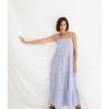 vestido daqui vichy mus bombon azul