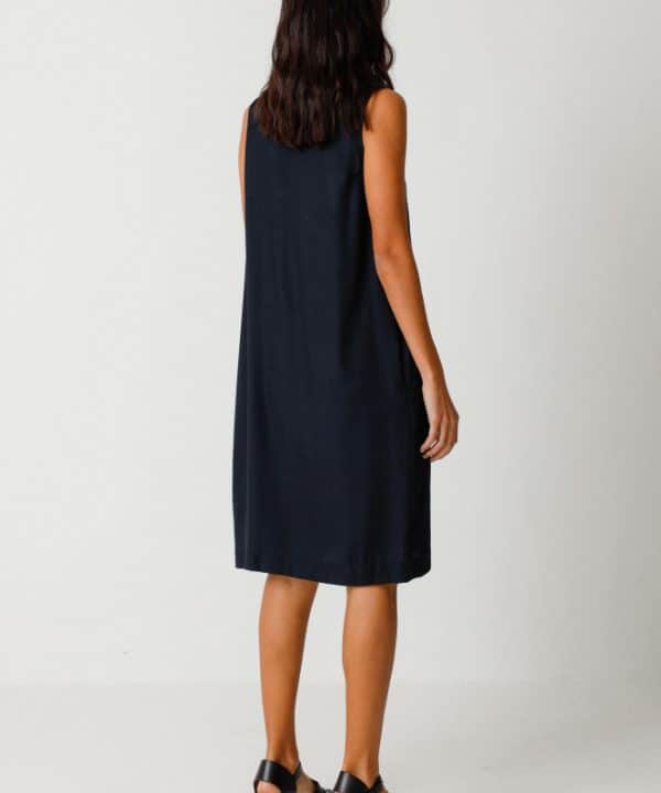 vestido gabone negro SKFK fiesta corto e1715193220627