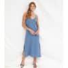 vestido pitarak mus bombon lino azul tirante