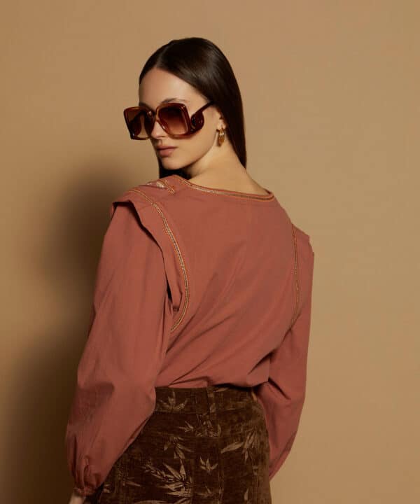 Blusa algodon bordada meisie M04B115 ROS 5 e1726605829483