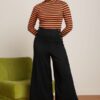 Pantalon pia king louie culotte negro 09376 001 MF e1727680344986