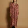 Vestido gasa meisie estampada rosa M05V140 ROS 1 e1726602970703