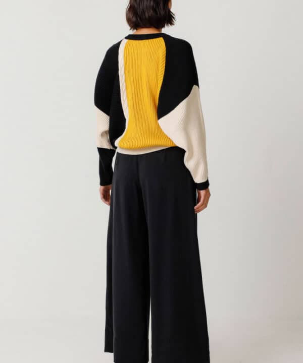 sueter balene gots SKFK amarillo trenzado jersey