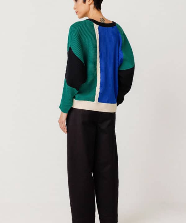 sueter balene gots SKFK azul indigo