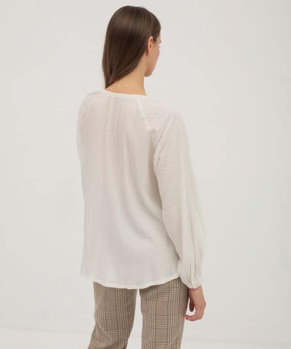 Blusa ISNA BLANCO mus bombon camisa blanca e1729424320511