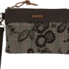 Bolso cluth CLOVER Gali Cuadro de Gales marrón