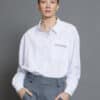 Camisa Skatie algodon popelin blanca S05 B93AW24 W 2 e1728158444810