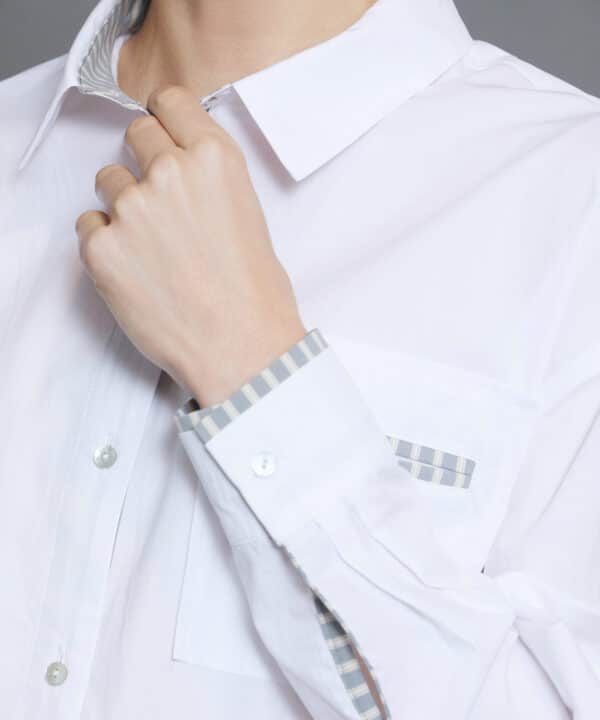 Camisa Skatie algodon popelin blanca S05 B93AW24 W 5 e1728158479956