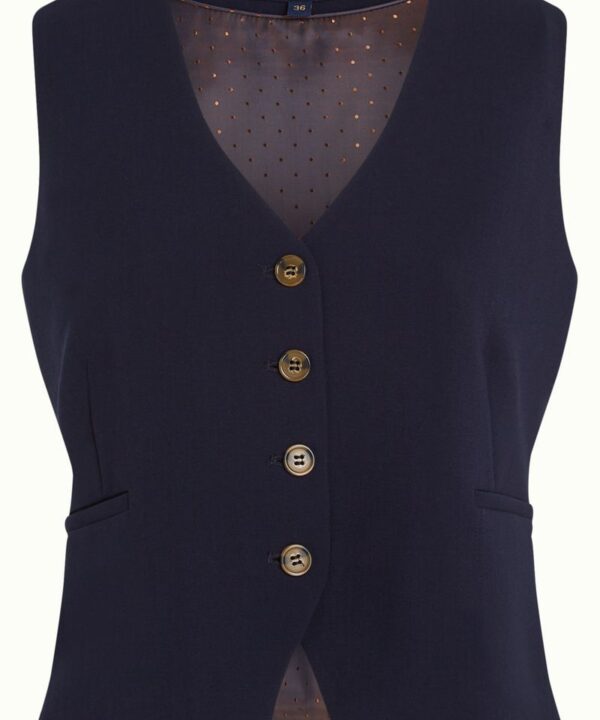 Chaleco sastre king louie Bianca Marple azul marino 09109 413 F e1727820622805