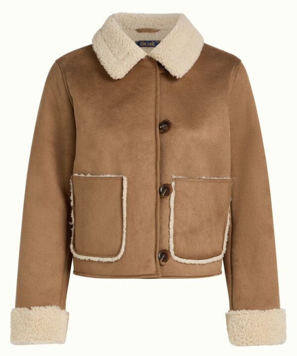 Chaqueta cazadora corta king louie dina Lammy borreguito 09043 088 F e1727847850494
