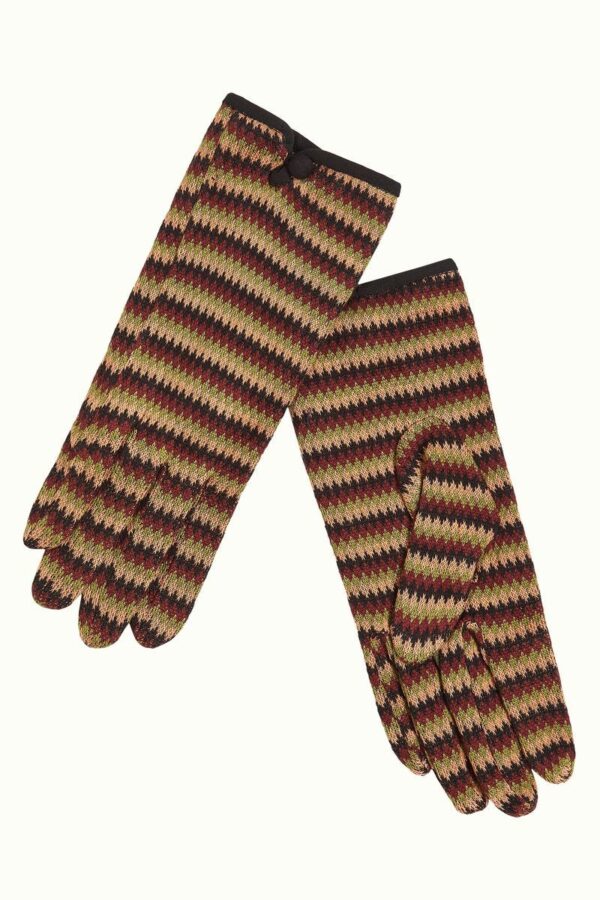 Guantes King Louie retro vintage Gilmore jaquard 09136 553 F e1729152675555 Guantes KING LOUÏE Gilmore - Imagen 2
