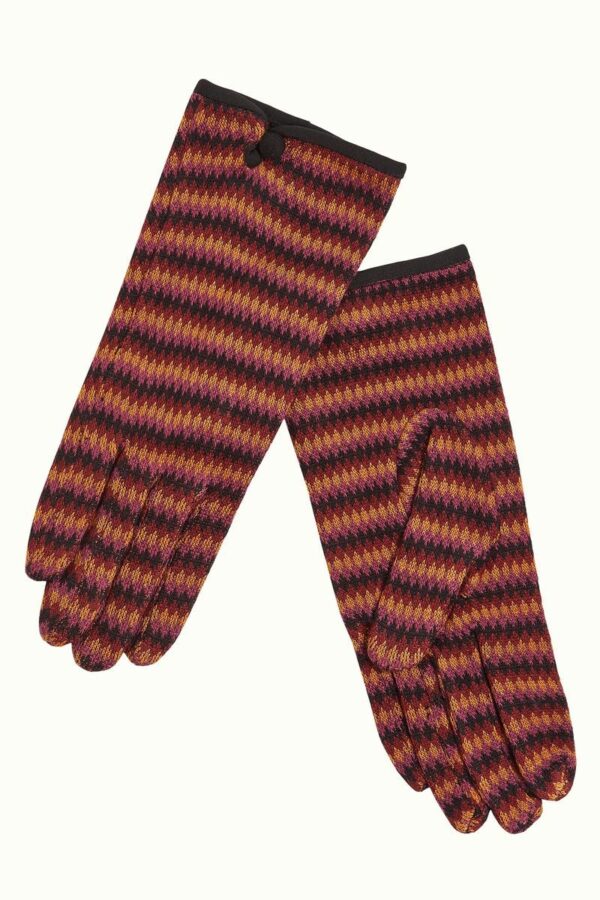 Guantes King Louie retro vintage Gilmore jaquard 09136 622 F e1729152717584 Guantes KING LOUÏE Gilmore - Imagen 4