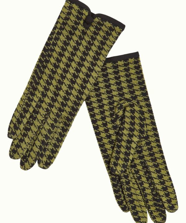 Guantes King Louie retro vintage Pata de gallo verde 09138 261 F e1729152907438