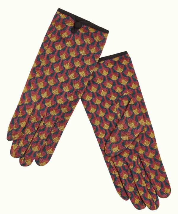 Guantes King Louie retro vintage Waterloo geometrico 09142 200 F e1729153070419