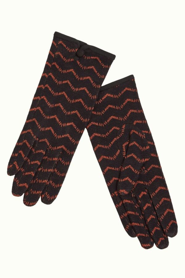 Guantes King Louie retro vintage ondas negro brilli 09135 001 F e1729152875668 Guantes KING LOUÏE Vivi - Imagen 2