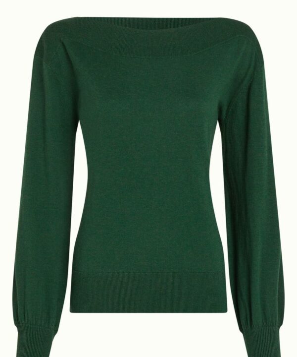 Jersey cuello barco verde king louie cybil cocoon 09160 204 F e1728074297638