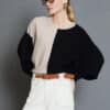 Jersey skatie bicolor viscosa crudo negro S86 K01AW24 BLK 2 e1728164096223
