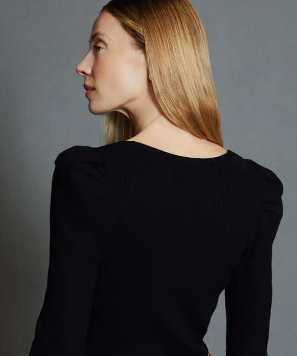 Jersey skatie canale escote negro S56 K27AW24 BLK 4 e1728162147181