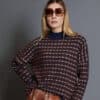 Jersey skatie punto oversize listado S70 K03AW24 NVY 2 e1728235988206