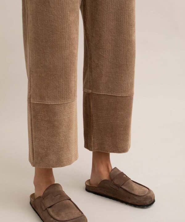 Pantalon ASON TOSTADO mus bombon culotte marron terciopelo goma cintura e1729423875471