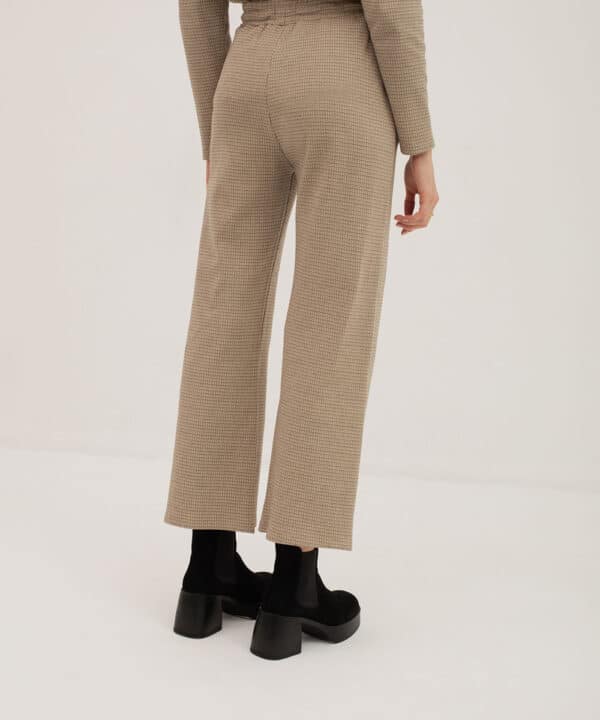 Pantalon COLARES CUADROS BEIGE mus bombon e1729422742274