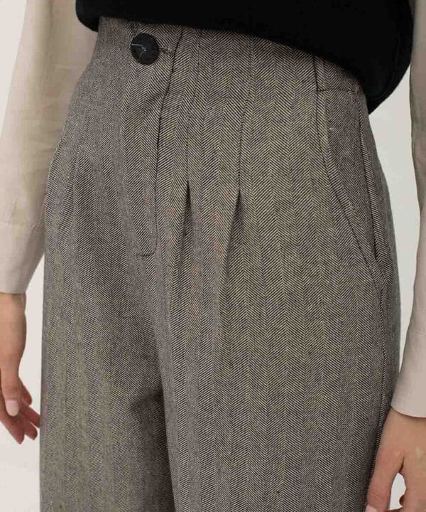 Pantalon MONDEGO ESPIGA NEGRO mus bombon largo e1729417036594