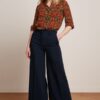 Pantalon palazzo king louie chloe marple azul marino 09111 413 MF e1727821249703