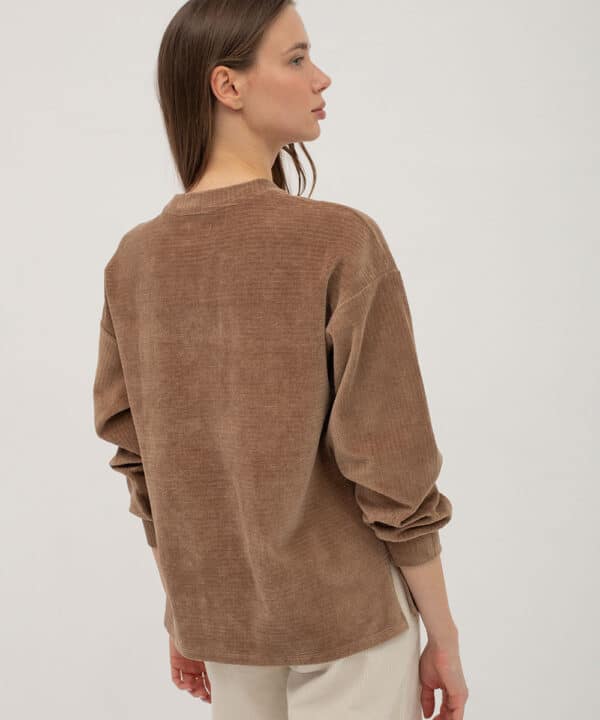 Sudadera AMUR TOSTADO mus bombon marron jersey e1729423258100
