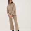 Sudadera COINA CUADROS BEIGE mus bombon total look confi e1729421770415