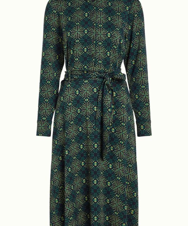 Vestido midi camisero king louie retro sheeva spiller 09193 300 F e1727819245433