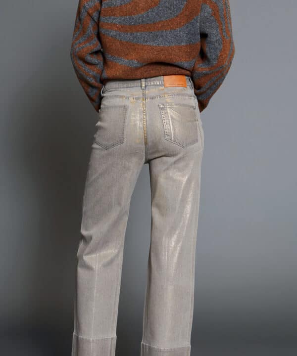pantalon skatie efecto metalizado S76 P02AW24 STG 5 e1728240670287