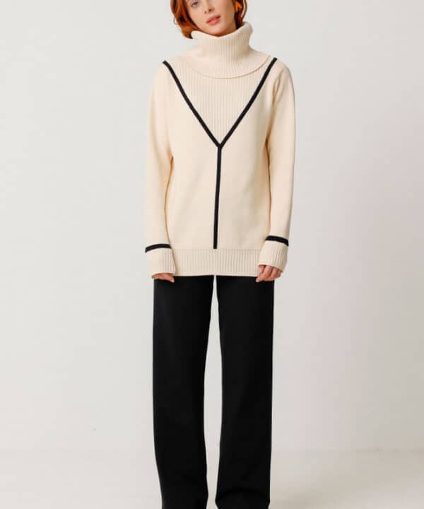 sueter onintze gots SKFK moda etica sostenible jersey crudo cuello alto e1729062936422