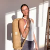 Bolsa Esterilla Yoga DE LA MUR Acel rayas mostaza