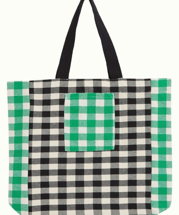 Bolsa tela tote bag King Louie shoper le Brigitte cuadros 09794 001 F e1739995479653