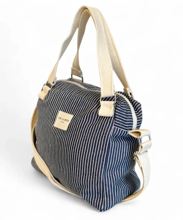 Bolso maletin de la mur azul rayas Paola Delamur BAG18PAOLA Photoroom 1