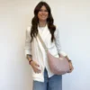 Bolso mediano Luna De La Mur Delamur Koma rosa bandolera BAG11KOMA e1740039256911