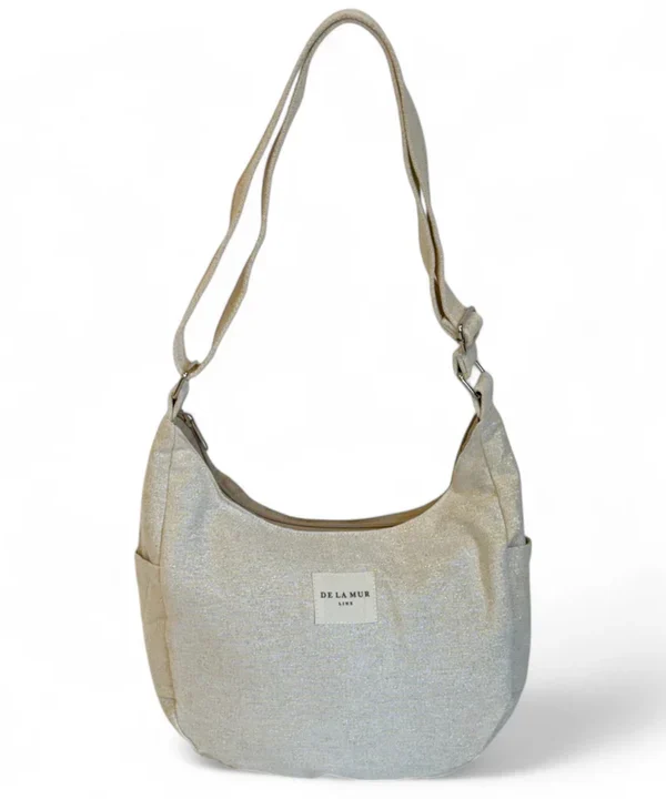 Bolso mediano Luna De La Mur Delamur Oro brilli bandolera BAG11ORO Photoroom