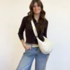 Bolso mediano Luna De La Mur Delamur Oro brilli bandolera BAG11ORO e1740039289782