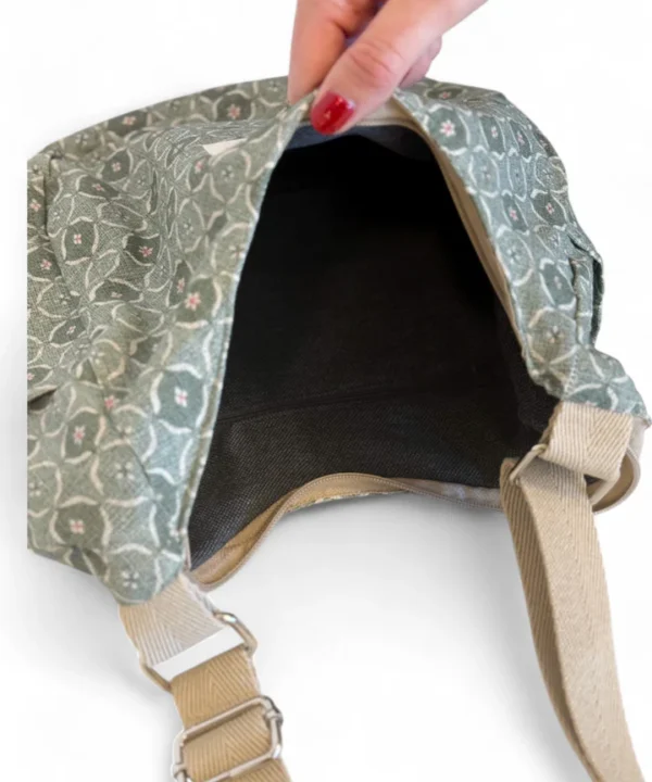 Bolso mediano Luna De La Mur Delamur bandolera ariel verde BAG11ARIEL Photoroom 2 e1740038886986