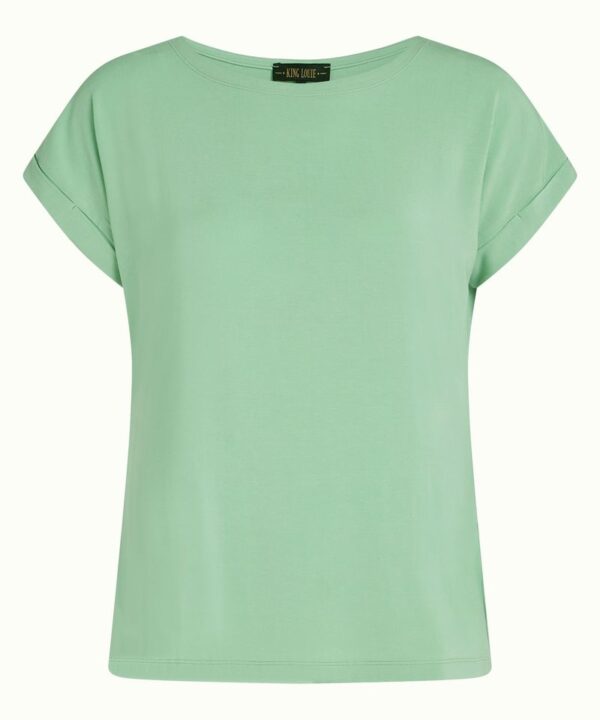 Camiseta manga corta verde mint King Louie Espana Aria Caprice 09725 398 F e1739986196466