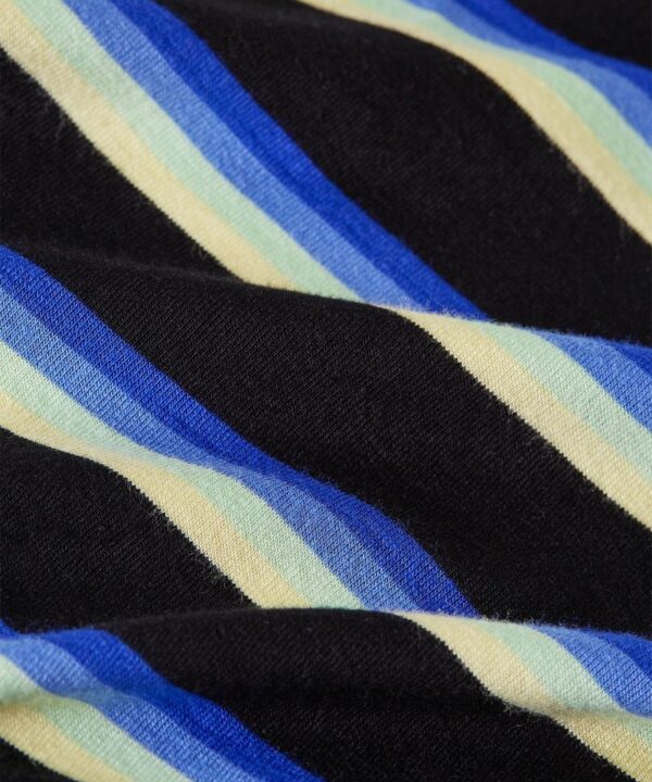 Camista manga corta rayas King Louie Espana Aria Knot Embla 09711 001 X e1739104761821