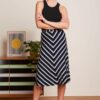Falda midi rayas King Louie Juno Embla retro vintage 09712 001 MF e1739105176202